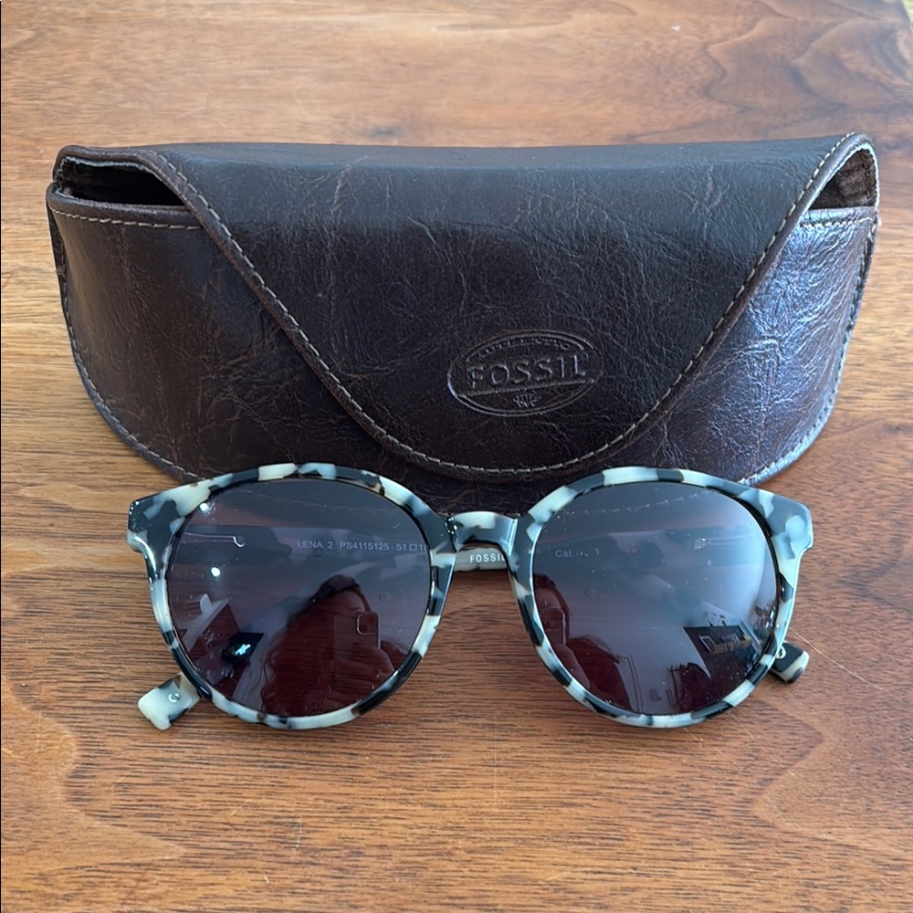 Fossil Tortoise Shell Sunglasses
